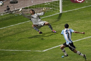 Ángel Di María marcó el tercer gol.