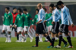 Argentina sufrió para empatar con Bolivia.