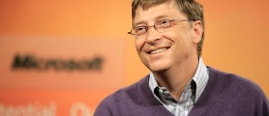 Microsoft Chairman Bill Gates (L) looks on during a news conference at company headquarters in Redmond, Washington June 15, 2006. Microsoft announced that effective July 2008 Gates will transition out of a day-to-day role in the company to spend more time on his global health and education work at the Bill & Melinda Gates Foundation.  After July 2008, Gates will continue to serve as the companyÕs chairman and an advisor on key development projects.  Robert Sorbo/Microsoft/Handout