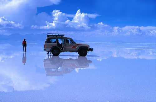 El salar de Uyuni es el mayor desierto de sal continuo del mundo