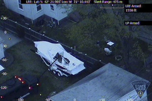 El equipo SWAT a la hora de captura de Dzhokhar Tsarnaev