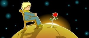 el principito y su rosa