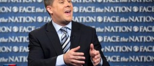 El asesor de la Casa Blanca, Dan Pfeiffer, habla ante el programa "Face the Nation" de la CBS en Washington, el domingo 19 de mayo de 2013. Pfeiffer buscó aclarar la postura del gobierno sobre el escándalo en torno al Servicio de Rentas Internas. (AP Foto/CBS, Chris Usher)