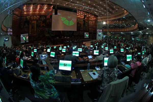 La nueva Ley de Medios en Ecuador logró mayoría absoluta en la Asamblea Nacional. 