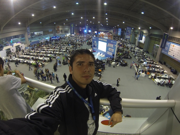 Cristian Mora en el Campus Party de México.