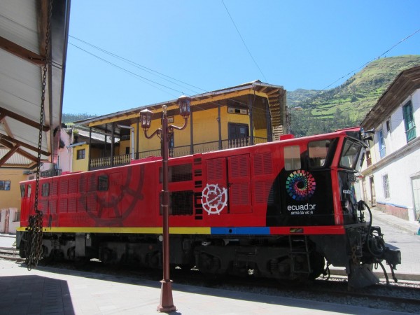 Los ferrocarriles del Ecuador, en Aluasí.