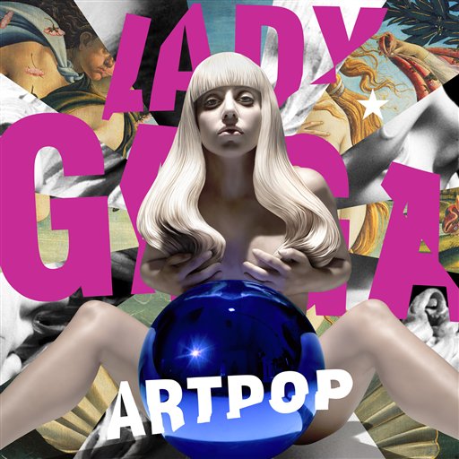 La portada del disco “ARTPOP” de Lady Gaga en una imagen proporcionada por Interscope Records. (Foto AP/Interscope Records)