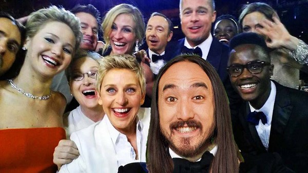El DJ y productor musical Steve Aoki reemplazó a Bradley Cooper en una de las bromas.