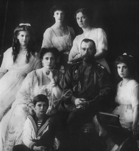 Nicolás II de Rusia y su familia.