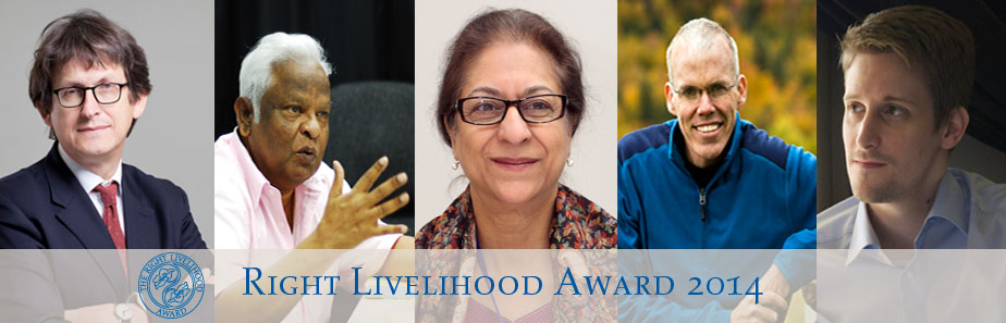Right Livelihood Award 2014