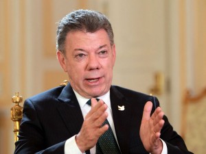 El presidente de Colombia, Juan Manuel Santos, durante una entrevista con Efe. EFE/Mauricio Dueñas Castañeda