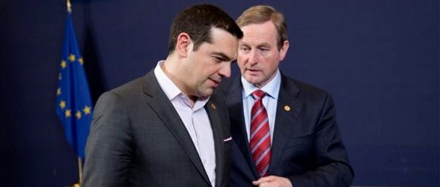 ministros griego e irlandes