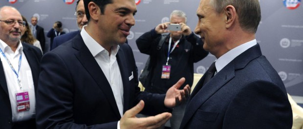 ALEXIS TSIPRAS VISITA RUSIA