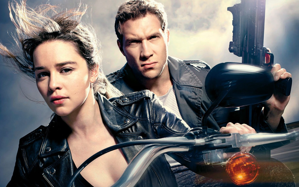 Sarah Connor y Kyle Reese en la nueva Terminator Genisys.