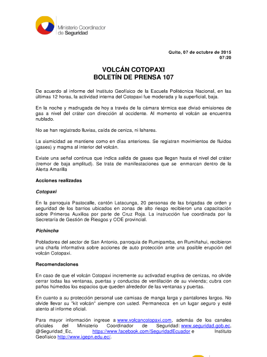 Boletín oficial