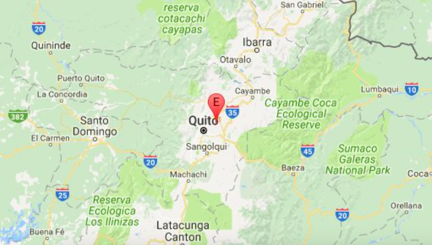 Temblor de 4.7 en Quito.