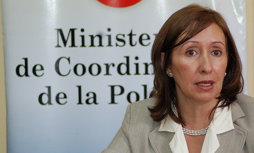 RUEDA DE PRENSA DE LA MINISTRA COORDINADORA DE LA POLÍTICA, DORI