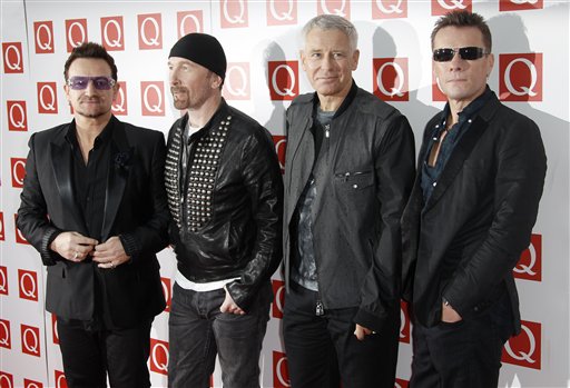 The Edge, Bono, Adam Clayton, Larry Mullen,