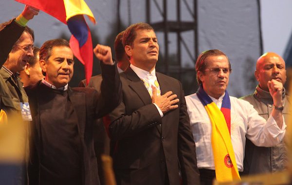 ENCUENTRO A FAVOR DE CORREA