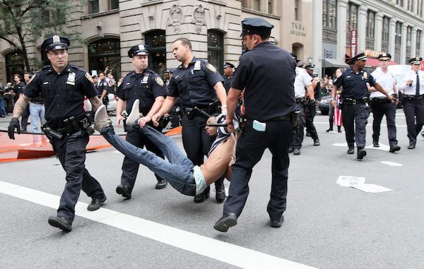 WALL STREET-PROTESTA