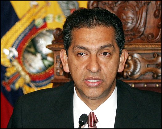 File photo of Ecuadoran President Gutierrez