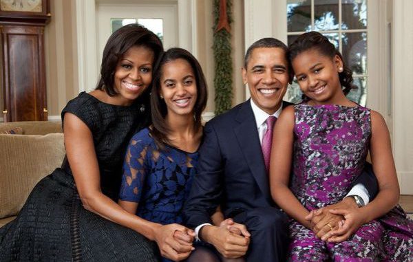 foto navideña Obama