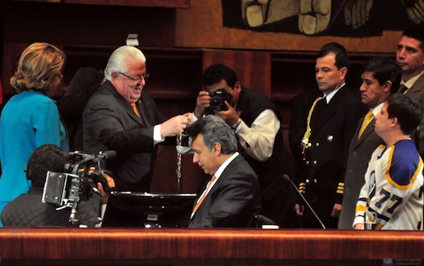 CONDECORACION AL VICEPRESIDENTE DE LA REPUBLICA LENIN MORENO