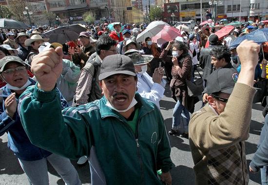 Protestas Bolivia