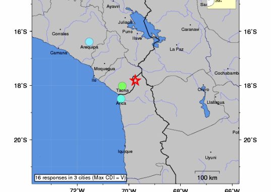 sismo Chile 6.4 Arica