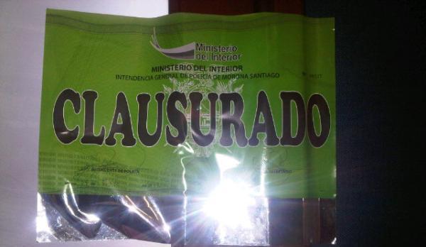 telesangay clausurado
