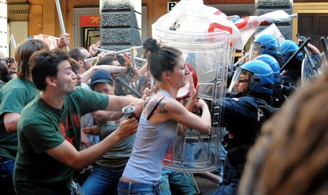 Italia protestas
