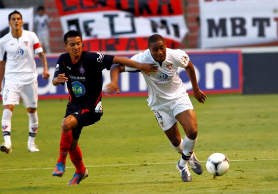 QUITO 21 DE JULIO DE 2012, En el estadio Casa Blanca Liga recibe al Olmedo APIFOTO/JAVIER CAZAR