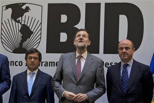Mariano Rajoy, Luis Alberto Moreno, Luis de Guindos