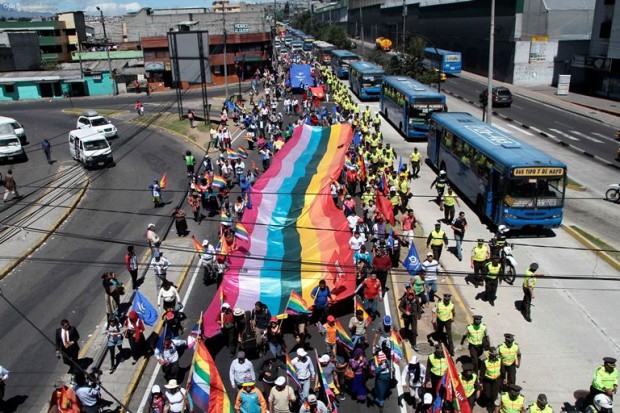 marcha por el agua