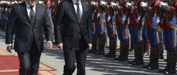 Putin y Mongolia