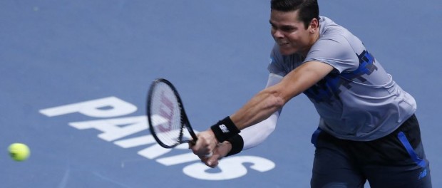 Milos Raonic. Torneo Paris.