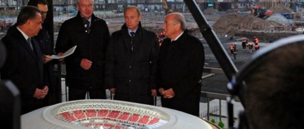 Blatter y Putín. Mundial Rusia 2018.