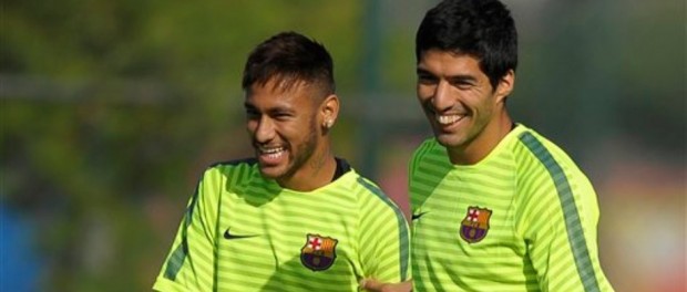 Neymar y Luis Suárez, FC Barcelona.