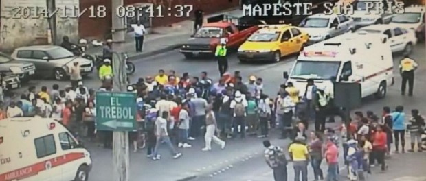 Accidente vía Daule
