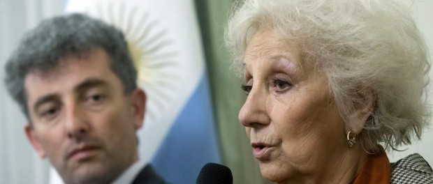 Estela de Carlotto en Roma