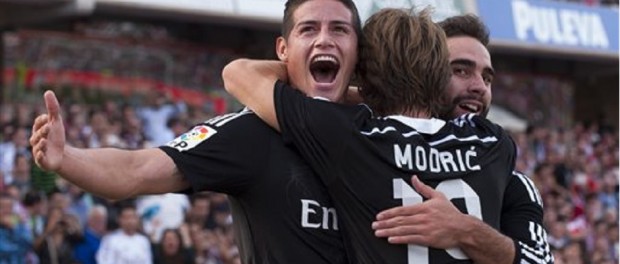 James Rodriguez, Luka Modric, Daniel Carvajal