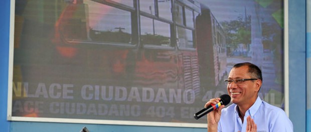 Jorge Glas en Yaguachi