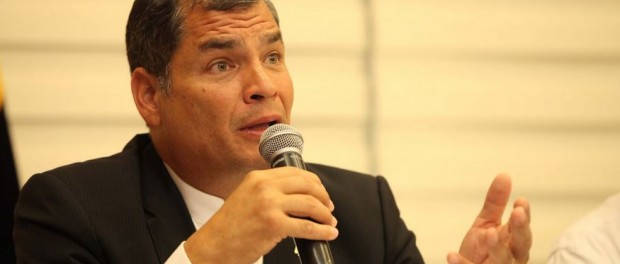Correa llegó de México