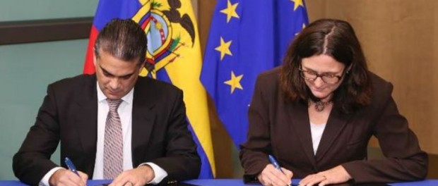 Firma Acuerdo Ecuador Unión Europea