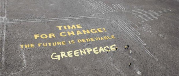 Greenpeace en Nazca