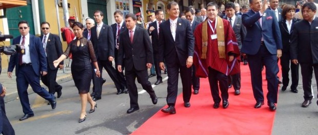 Correa en Bolivia