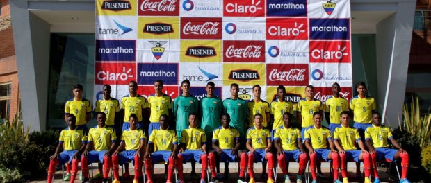 Selección Sub 20 Ecuador.