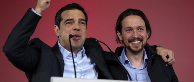 Alexis Tsipras, Pablo Iglesias