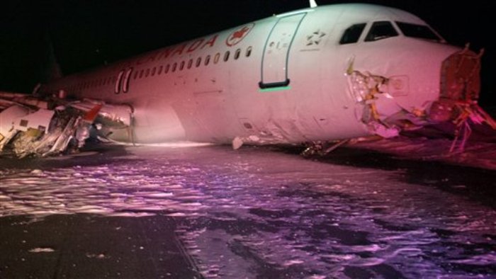 Air Canada accidente