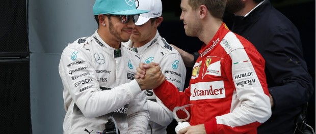 Lewis Hamilton, Sebastian Vettel, Nico Rosberg
